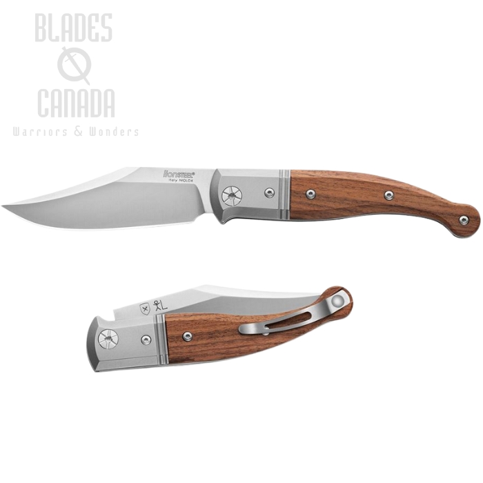 Lion Steel GT01 ST Slipjoint Folding Knife, Niolox Gitano, Santos Wood, GT01 ST